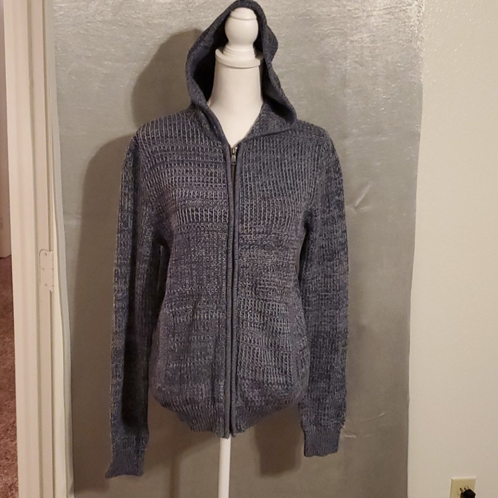 Mens Bannana Republic Zip Up Hoodie Sweater